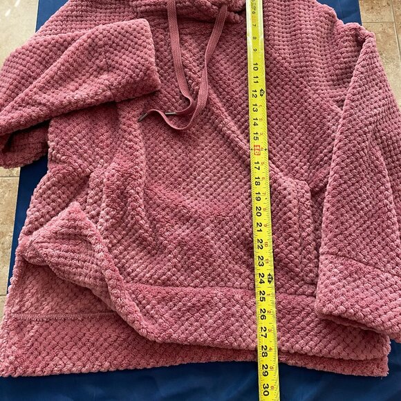 Members Mark Pink Cozy Plush Pullover Women's Sz LARGE - Picture 5 of 6
